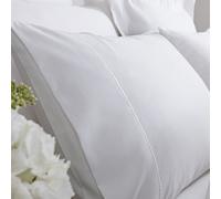 Bianca Fine Linens Luxury 800 Thread Count Cotton Sateen Standard 50X75Cm Pack Of 2 Pillow Cases With Envelope Closure White