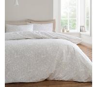 Bianca Fine Linens Woodland 200 Thread Count Cotton Reversible Duvet Cover Set With Pillowcase Natural
