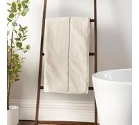 Bianca Fine Linens Zero Twist Satin Stitch Cotton 50X90Cm Hand Towel Cream