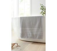 Bianca 'Hotel' Cotton Bath Sheet in Silver Bianca Silver Bath Sheet