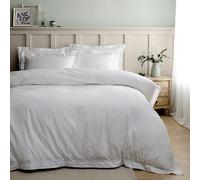 Bianca Lottie Embroidery Duvet Cover Set White