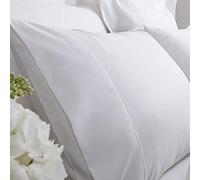 Bianca Luxury 800 Thread Count Cotton Sateen Standard Pillowcase Pair White
