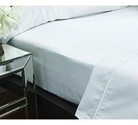 Bianca Luxury 800 Thread Count Cotton Sateen Super King Fitted Sheet White