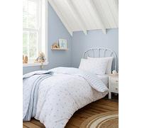 Bianca Mini Star & Stripes 100% Cotton Duvet Set- Blue Blue