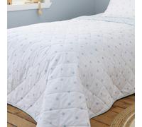 Bianca Mini Star & Stripes Cotton Reversible Bedspread Blue - 200 x 200 cm - Blue