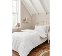 Bianca Mini Star & Stripes Reversible Cotton Duvet Cover Set Natural - Single - Natural