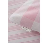 Bianca Check And Stripe Children's Duvet Cover Bedding Set Or Fitted Sheet Pink