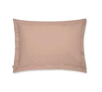 Bianca Plain Dyed Cotton Percale Rose Tan 200TC Oxford Pillowcase 50 x 80 cm