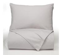 Bianca Plain Dyed Grey Duvet Cover Set 140 x 220 + 60 x 70 cm