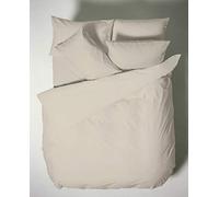 Bianca Plain Dyed Neutral Duvet Cover Set 240 x 220 + 65 x 65 (2)