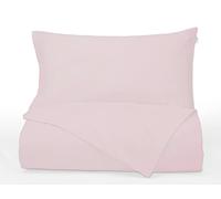 Bianca Plain Dyed Pink Duvet Cover Set 200 x 220 + 60 x 70 (2)