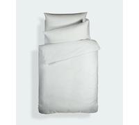 Bianca Plain Dyed White Duvet Cover Set for 105 cm Bed 100% Cotton Percale