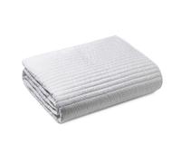 Bianca Fine Linens Bedroom Quilted Lines 220x230cm Bedspread White
