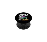 Bianca The Girl The Myth The Legend Funny Name PopSockets Adhesive PopGrip