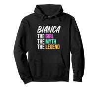 Bianca The Girl The Myth The Legend Funny Name Pullover Hoodie