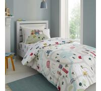 Bianca Transport Cotton Reversible Duvet Cover Set - Junior