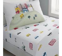 Bianca Transport Pure Double Fitted Sheet White