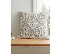 Bianca Tuscany Trellis 45 x 45cm Feather Filled Cushion Green