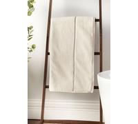 Bianca 'Zero Twist Satin Stitch' Cotton Towel in Cream Bianca Cream