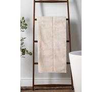 Bianca Zero Twist Satin Stitch Cotton Towel Natural - Hand Towel - Natural
