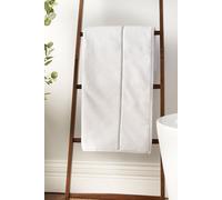 Bianca Zero Twist Satin Stitch Cotton 70x120 cm Bath Towel White