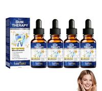 Biancat BeeTakt Oral Repair Solution, Biancat Dental Treatment Drops Mouthwash, Gum Therapy Drops Mouthwash, Natural Ingredients, Suitable for All Ages (4 PCS)