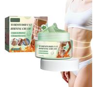 Biancat Mugwort Fat Burning Firming Cream, Wormwood Fat Burning Cream, Fat Burning Cream for Belly Body, Skin Firming Moisturizing Massage Cream, Soothing, Relaxing, Tightening & Slimming (1PC)