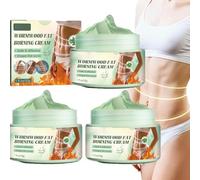 Biancat Mugwort Fat Burning Firming Cream, Wormwood Fat Burning Cream, Fat Burning Cream for Belly Body, Skin Firming Moisturizing Massage Cream, Soothing, Relaxing, Tightening & Slimming (3PC)