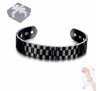 Biancat™ Prostapower Magnetic Copper Band, AEXZR Magnetic Copper Prostate Band, Explcior Fzysjve Biancat Prostapower Magnetic Copper Band, 2024 New Adjustable Copper Magnetic Bracelet (Black)
