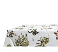 BIANCHERIAWEB Kitchen Tablecloth 140 x 140 cm with Hunter Design RP Made in Italy Table Cover in 100% Cotton
