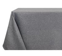 BIANCHERIAWEB Stone-Coloured Tablecloth for Kitchen, Living Room, Water-Repellent, 140 x 140 cm
