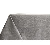 BIANCHERIAWEB Tablecloth Kitchen and Living Room 140 x 180 cm Benedetta Grey Design Made in Italy Table Cloth 100% Cotton