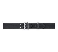 Bianchi Safariland 87 Duty Belt Plain Black, Chrome Buckle, Size 38