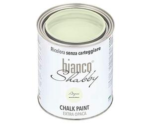 bianco Shabby® Acqua Marina (Aqua Marine) Water-Based Chalk Paint for All Surfaces - Extra Matt Finish (1 Litre)