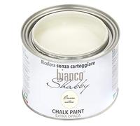 bianco Shabby® Bianco Antico (Antique White) Water-Based Chalk Paint for All Surfaces - Extra Matt Finish (500 ml)