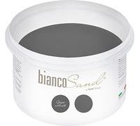 bianco Shabby CHALK PAINT MATERICA SAND EFFECT FOR WALLS AND OBJECTS - biancoSand Grigio Antracite - Easily Decorate and Renew Your Home (1 Liter)