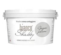 bianco Shabby® Grigio Polvere (Dusty Grey) Water-Based Chalk Paint for All Surfaces - Extra Matt Finish (2.5 Litres)