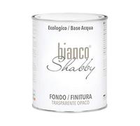 bianco Shabby - Transparent Matte Base & Topcoat for Chalk Paint - Shabby Chic Style - Ultra Matte Protective Finish (1 L)