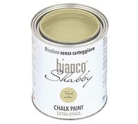 bianco Shabby® Verde Antico (Antique Green) Water-Based Chalk Paint for All Surfaces - Extra Matt Finish (1 Litre)