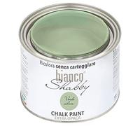 bianco Shabby® Verde Salvia (Sage Green) Water-Based Chalk Paint for All Surfaces - Extra Matt Finish (500 ml)