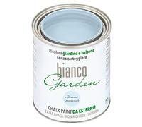 biancoGarden Azzurro Provenzale (Provençal Blue) Chalk Paint for Outdoor Use (1 Litre) - Recolour Your Garden & Conservatory without Sanding or Finishing