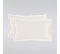 Biancoperla Lab 31 CYPRUS Set of 2 Ivory Pillowcases