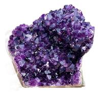 BIANMTSW 1pc 1.3-1.41kg Amethyst Geode Purple Crystal Quartz Cluster Dream Thunder Egg