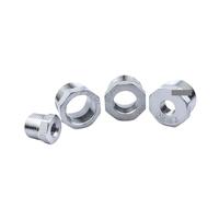 BIANMTSW 1pc DN32 to DN20 Bushing Pressure Reducer Bushing BSP Male to Female Hexagon Reducing SS304 Fitting BIANMTSW