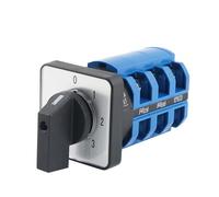 BIANMTSW 63A Four-gear Positions Three-section LW26-63/3 Silver Power Supply Rotary Circuit Control Cam Switch BIANMTSW