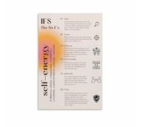 BIANMTSW Emotional Intelligence Poster Understanding Your Inner Landscape Chart for Wellness Center Personal Study Framed,08x12inch(20x30cm)