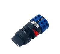 BIANMTSW LW26-20/2S Rotary Cam Switch 20A 2 Poles Changeover Main Selector Silver 22mm Mounting Size YMW26(102)