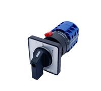 BIANMTSW LW26-20/3 Single Hole Mounted OFF-ON 6-wire Power Rotation Selection Rotary 20A Cam Switch BIANMTSW