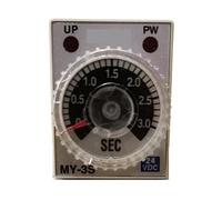 BIANMTSW MY-1S 3S 6S 10S-2P-24VDC MY-1S 3S 6S 10S-4P-24VDC Time on Relay Small Timer DC(MY-6S-4P-24VDC)