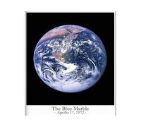 BIANMTSW Vintage NASA Space Wall-Art Set, Pale Blue Dot Earthrise Hubble Deep Field Carina Nebula Framed Canvas for Home Office Unframed,12x18inch(30x45cm)